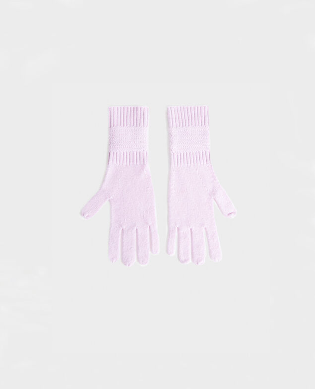 Guantes de cachemir Pastel lilac