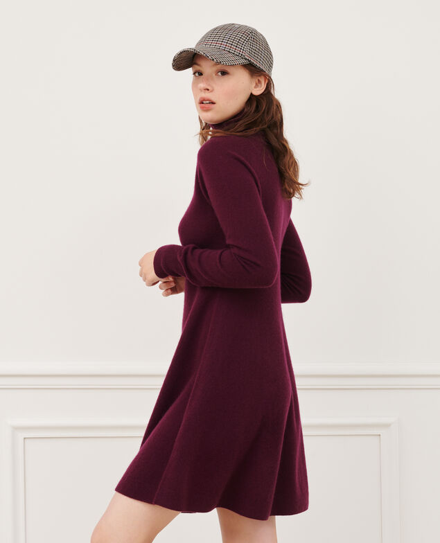 Vestido de cachemir 3D 8854 18 wine
