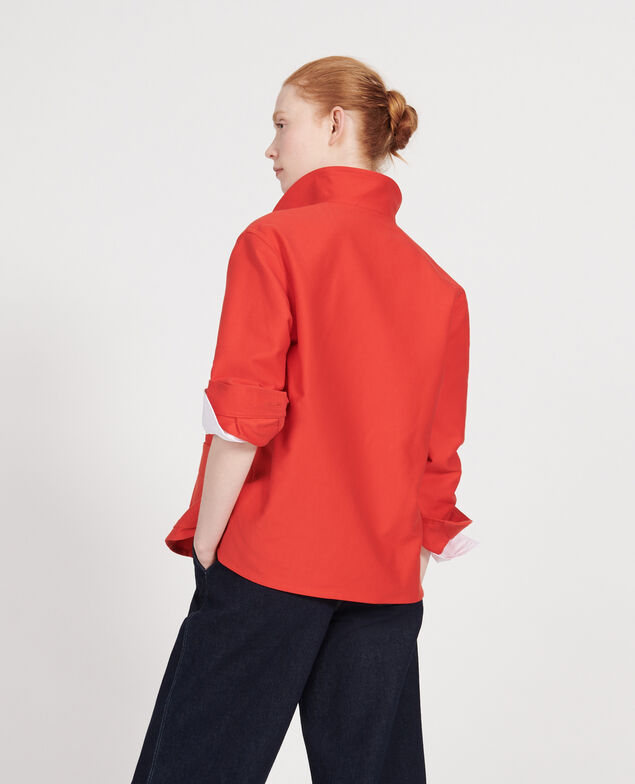 Chaqueta de algodón Fiery red