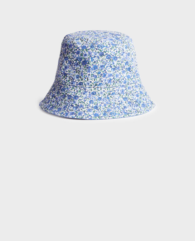 Bob reversible de flores 92 print blue