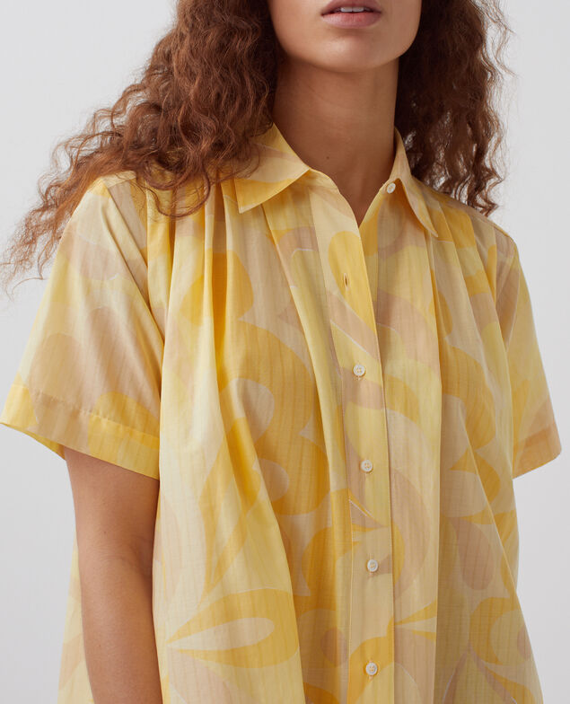 Vestido camisero H413 anemone yellow