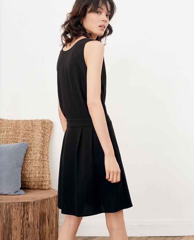 Vestido con escote en la espalda Noir