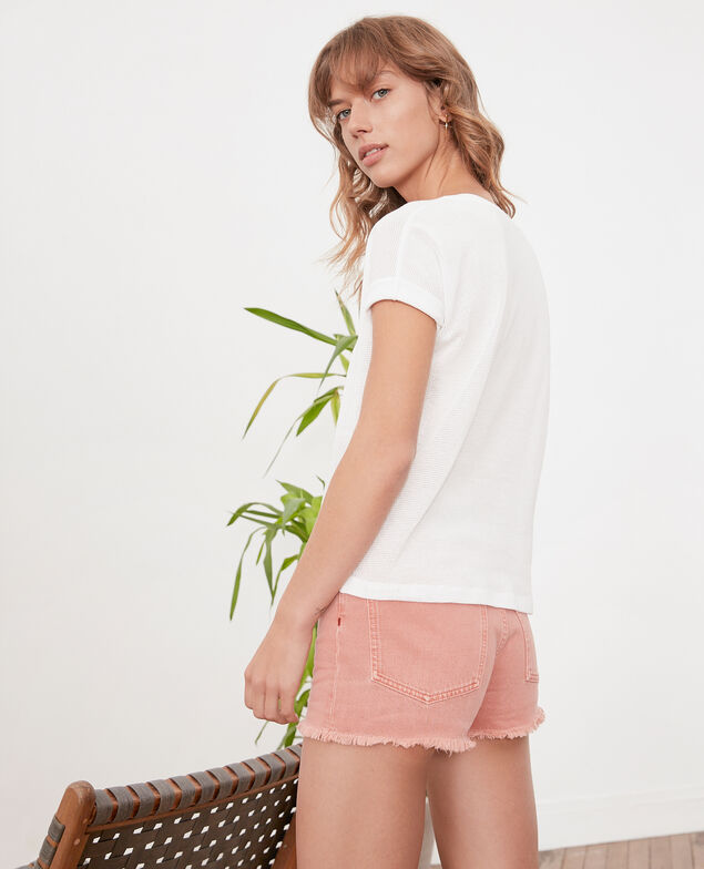 Camiseta de cuello redondo Off white