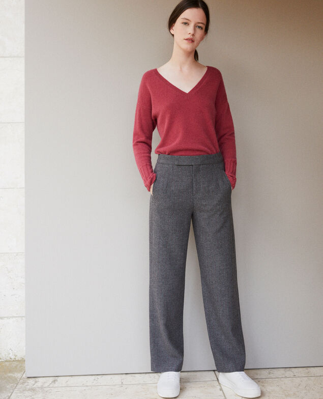 Pantalón grueso Gris