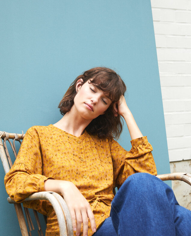 Blusa de corte amplio Ld golden spice