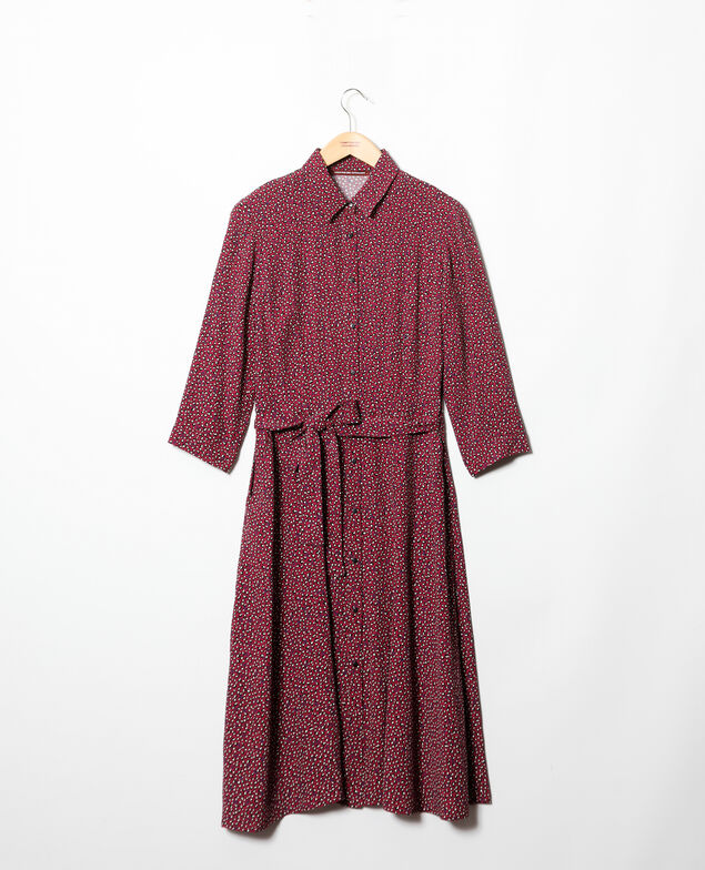 Vestido camisero  Rojo