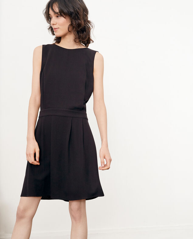 Vestido con escote en la espalda Noir