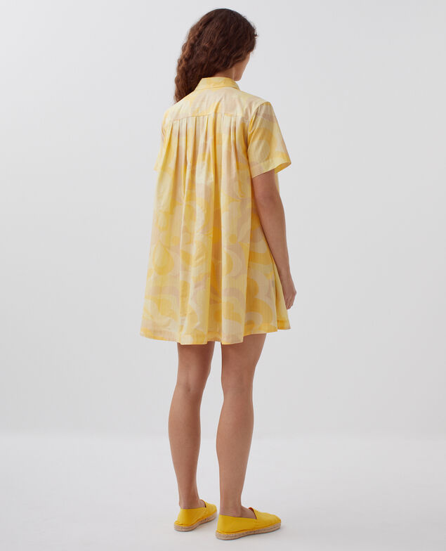 Vestido camisero H413 anemone yellow