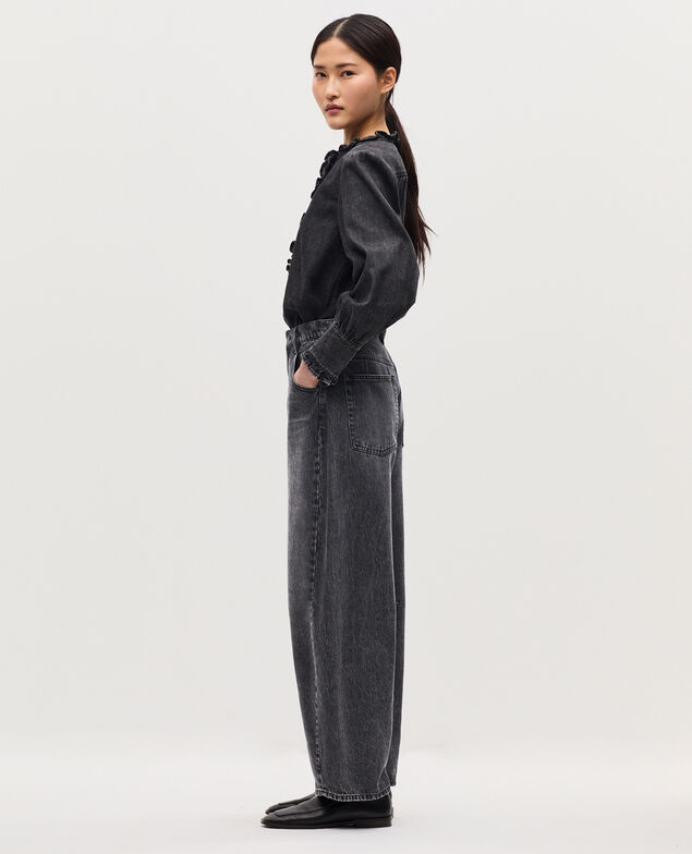 Jeans barrel - CHARLIE K081 dark gray