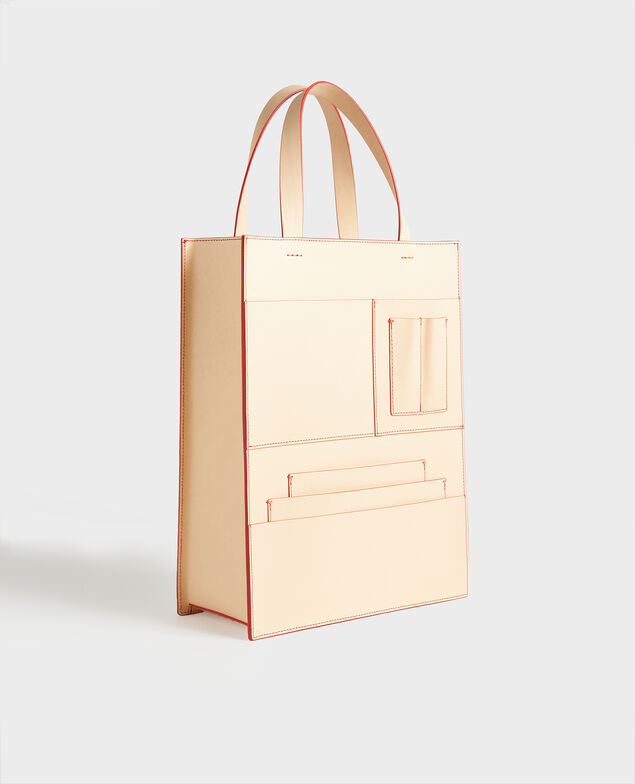 Bolso de cuero Fiery red buttercream