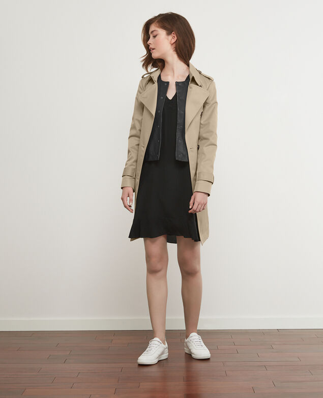 Vestido de seda Noir