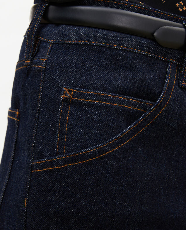 TOMBOY - Jeans amplios talle medio alto y 5 bolsillos Denim rinse
