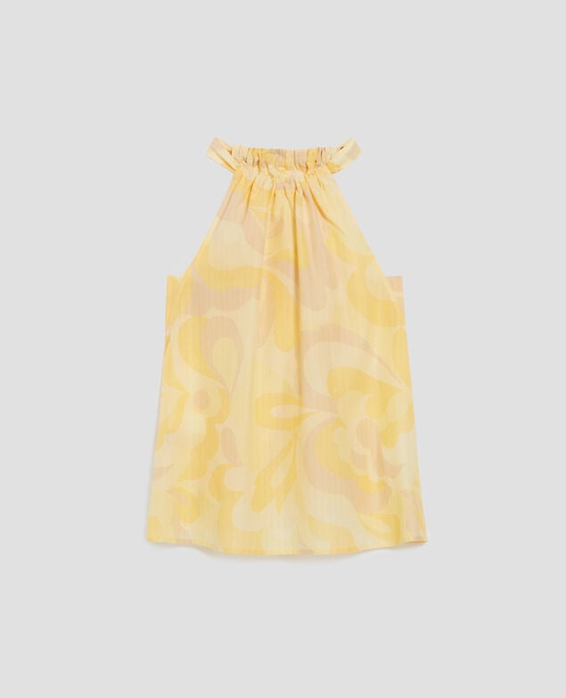 Top escote americano H413 anemone yellow