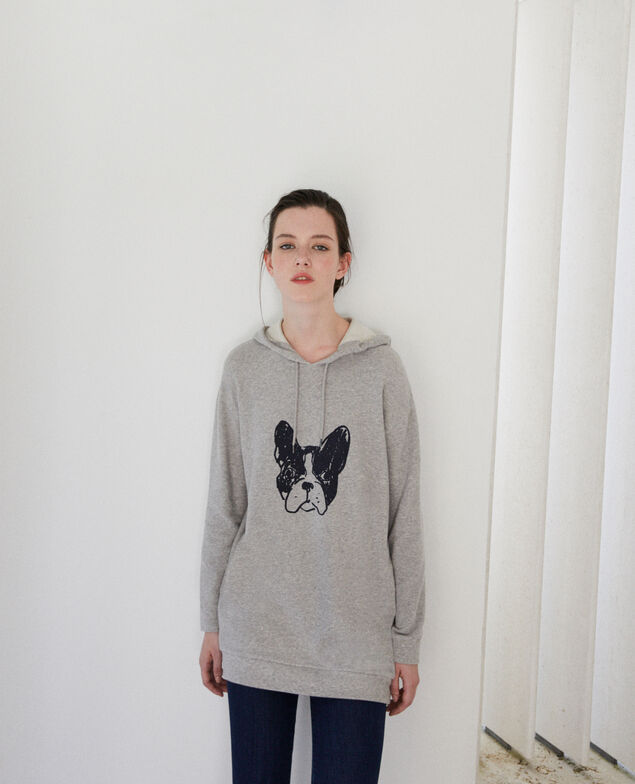 Sudadera con capucha Léon Gris
