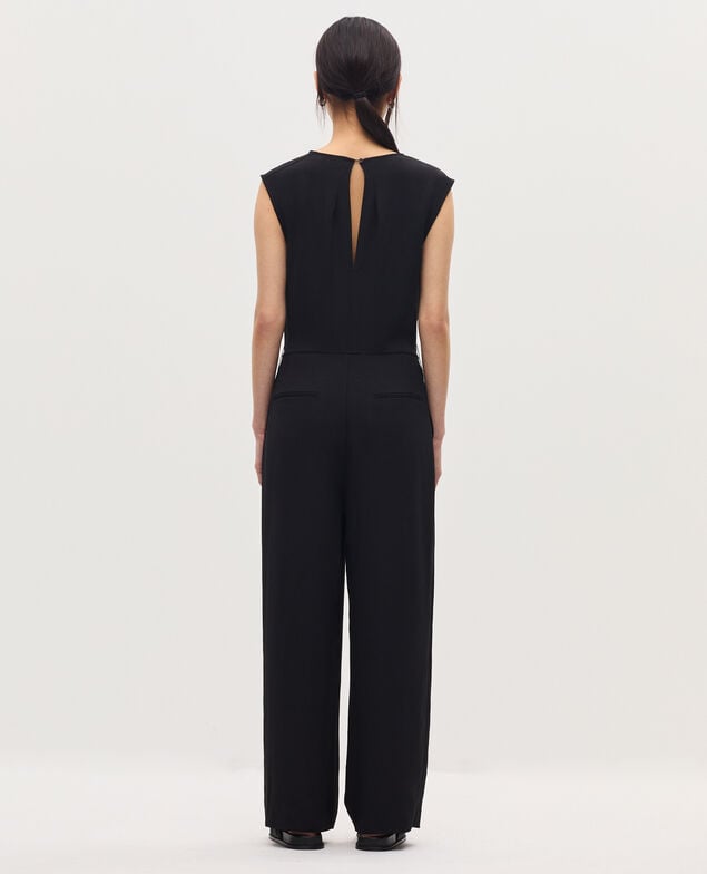 Mono de crepé satinado H091 black beauty
