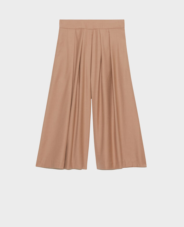 BABETH - Falda pantalón de lana y cachemir con pinzas 6003c amphora