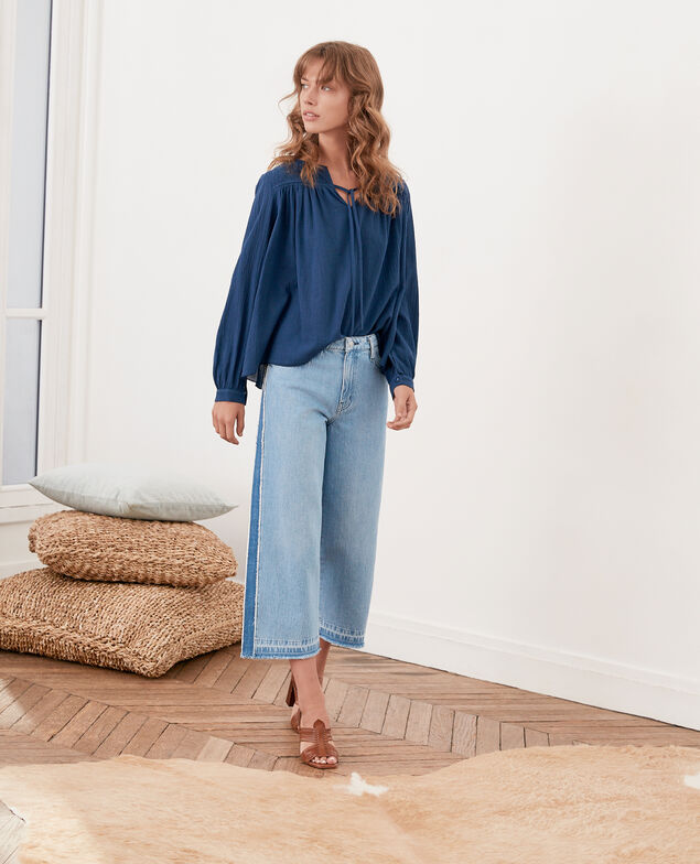 Blusa con encaje  Indigo