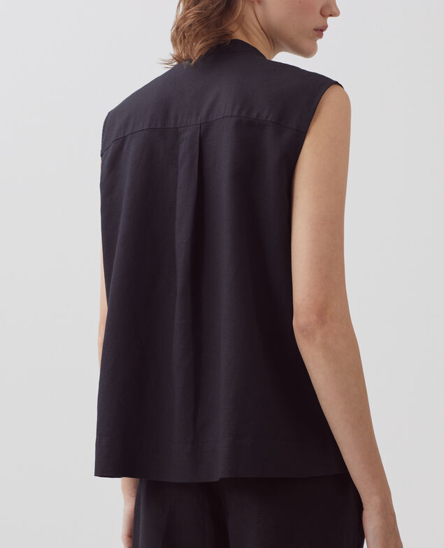 Blusa sin mangas H091 black beauty
