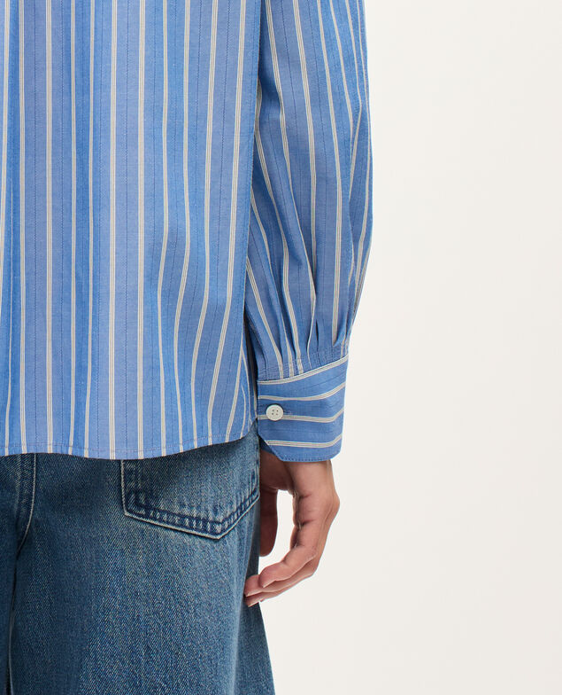 Camisa rayada K632 stripes blue