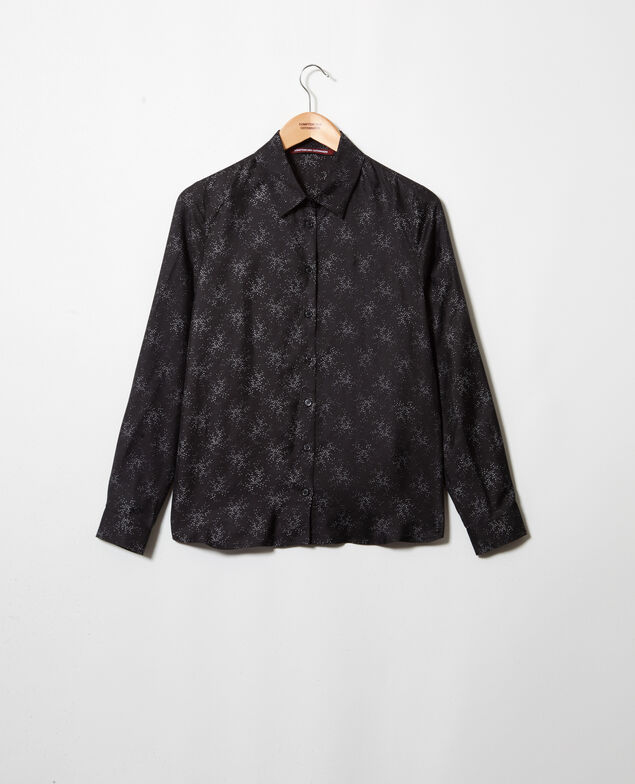 Camisa de corte recto Hurly burly noir