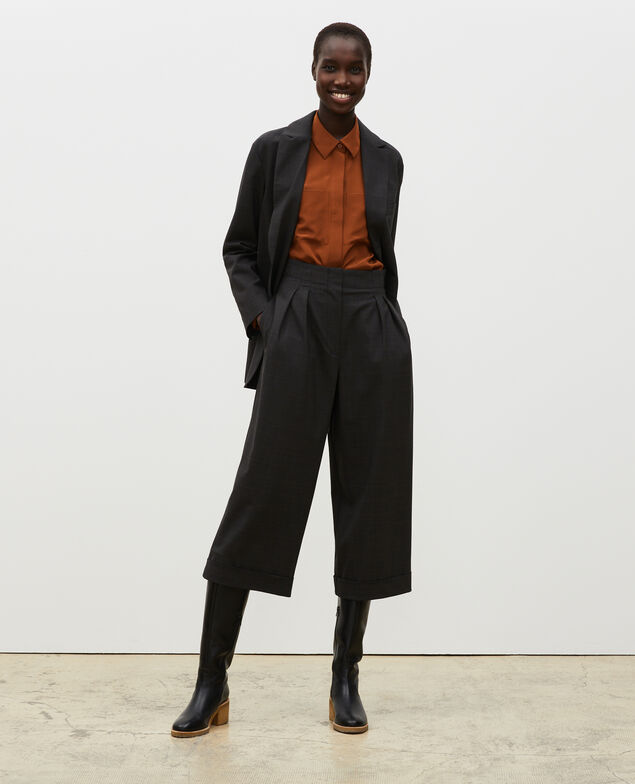 Blazer masculino de lana príncipe de Gales Check-wool-pattern-tailoring