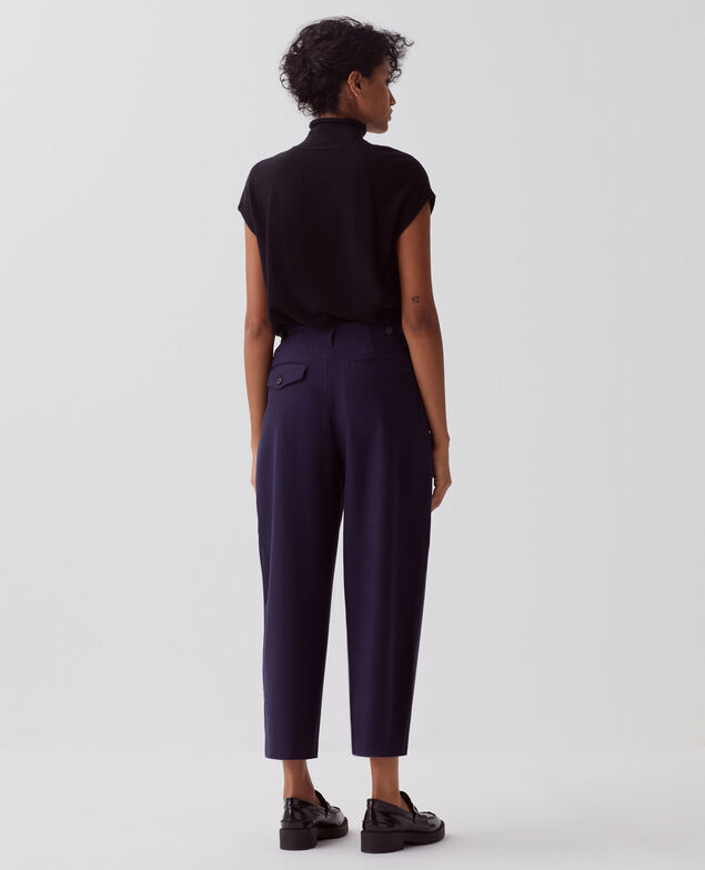 PEGGY - Pantalón carrot I690 maritime blue