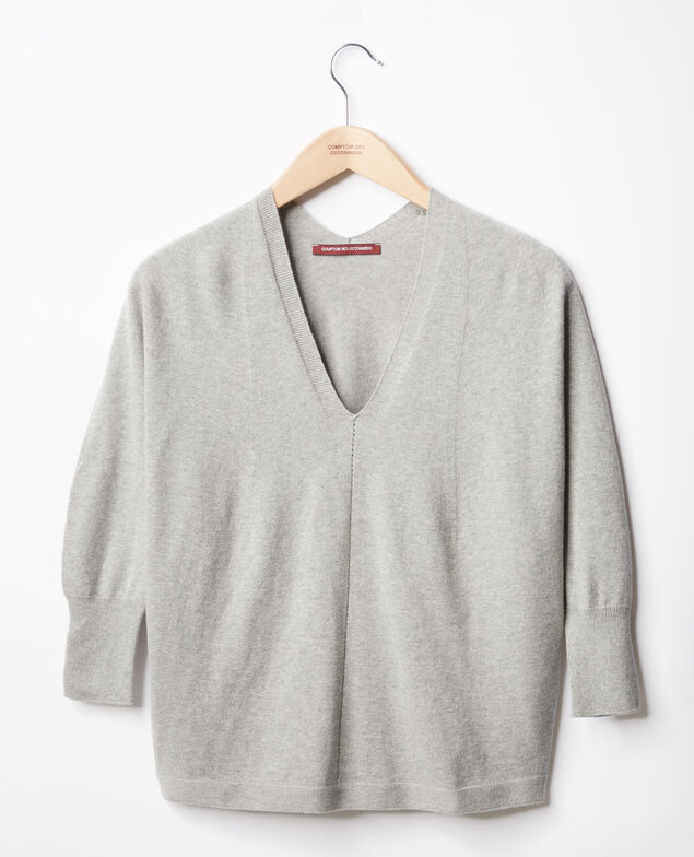 Jersey mangas 3/4 Light grey