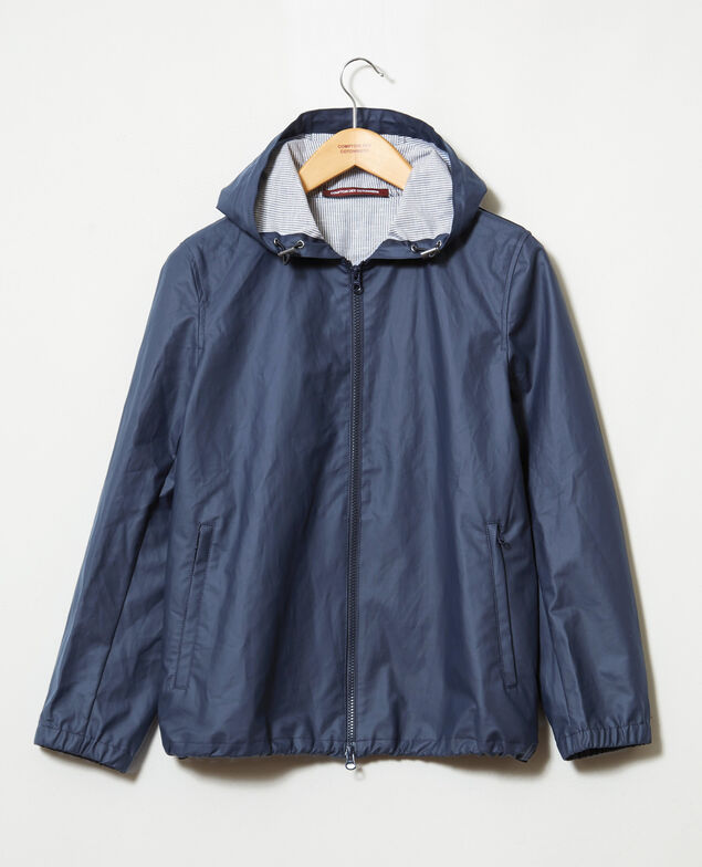 Parka ligera corta Dark navy