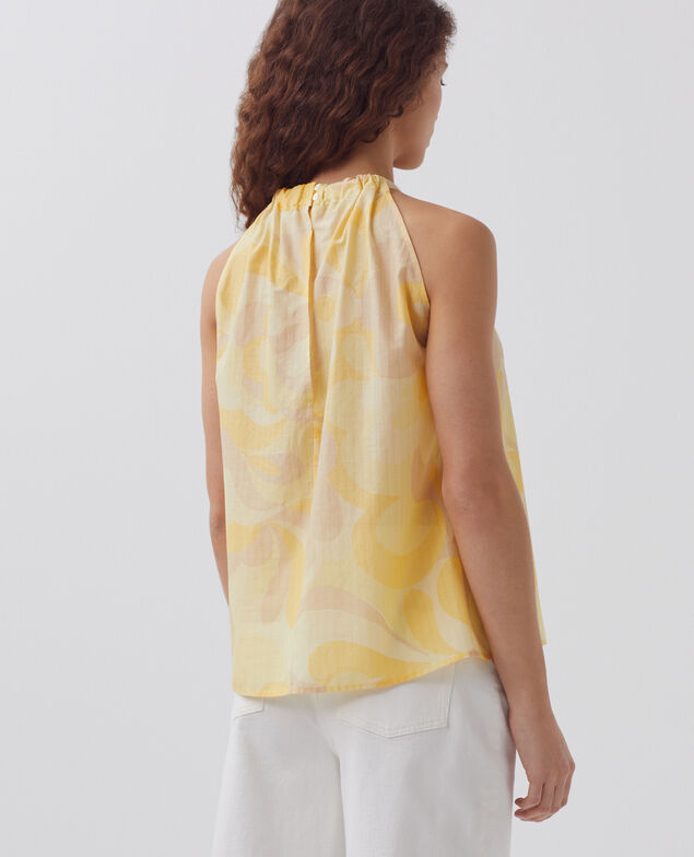 Top escote americano H413 anemone yellow
