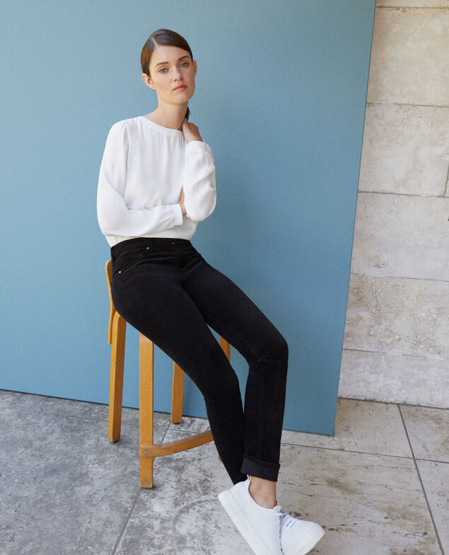 Jeans corte slim Negro