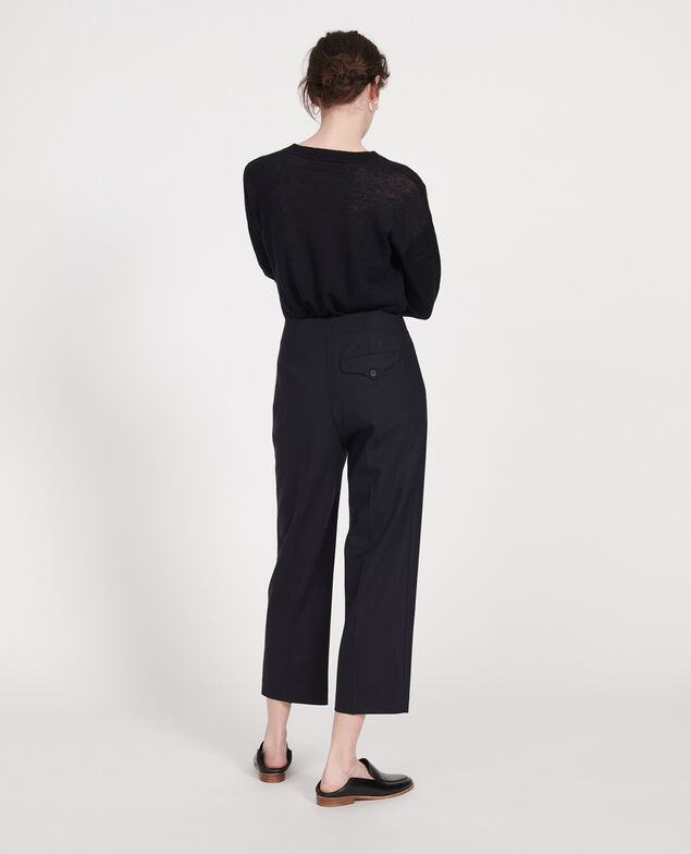 Pantalón de lana Dark navy