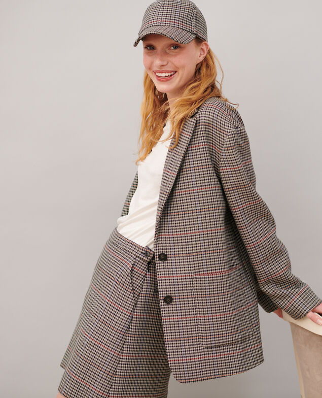Chaqueta masculina de cuadros 8864 03 gray check
