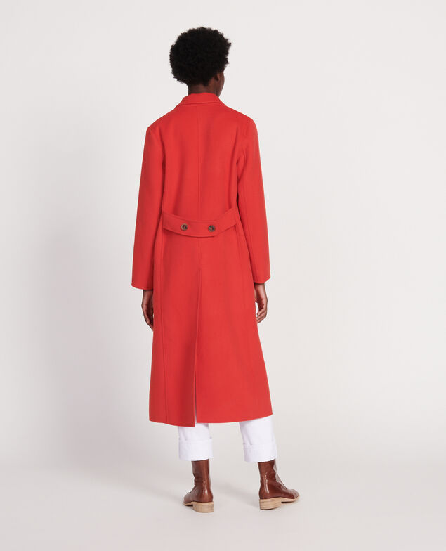 Abrigo largo Fiery red