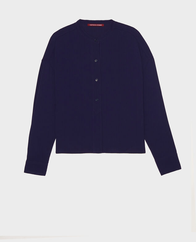 Blusa de corte recto Maritime blue
