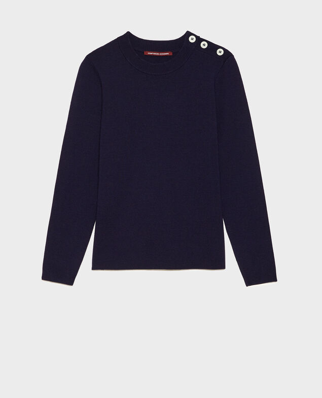 Jersey marinero de lana Maritime blue