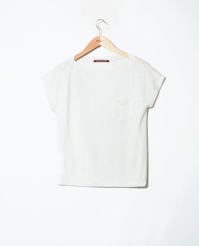 Camiseta de cuello barco Off white