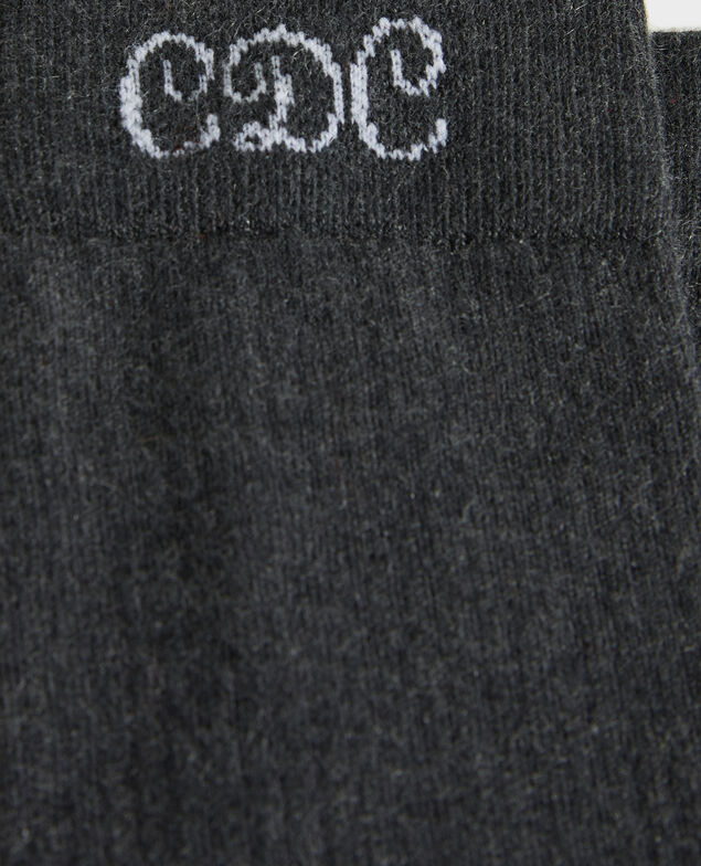 Calcetines de algodón y cachemir Medium grey melange