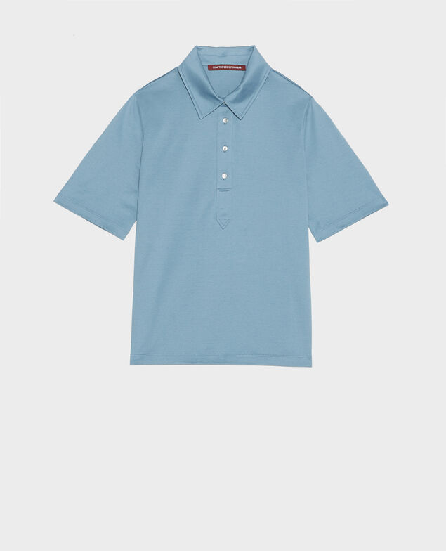 Polo de algodón egipcio Bluestone