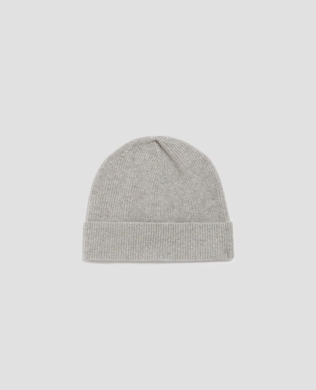 Gorro de cachemir I025 ashen gray lurex