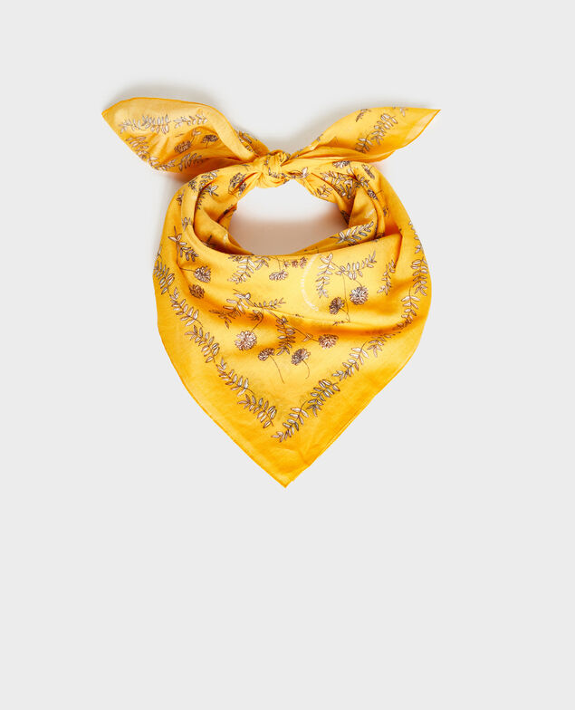 Bandana de algodón estampado Gold fusion