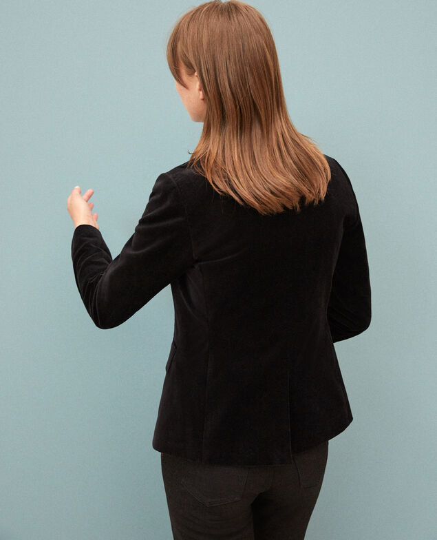 Chaqueta sastre de terciopelo  Negro