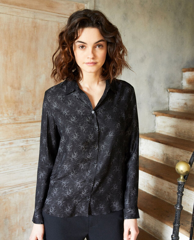 Camisa de corte recto Hurly burly noir