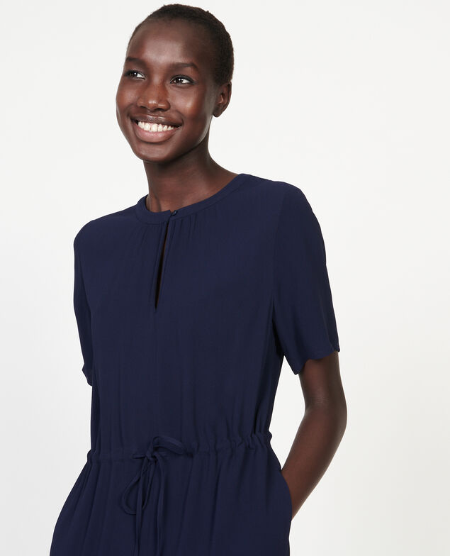 Vestido recto y fluido Maritime blue
