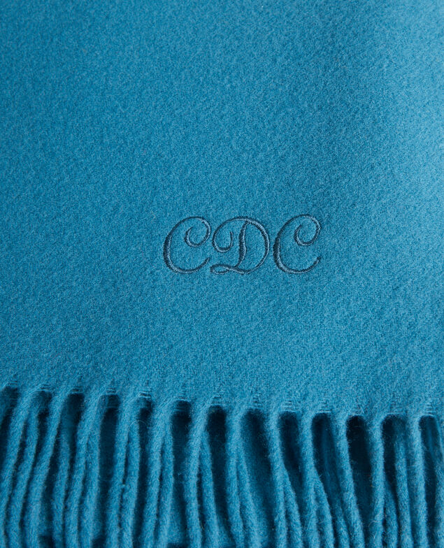 Bufanda de lana 4258 blue_coral