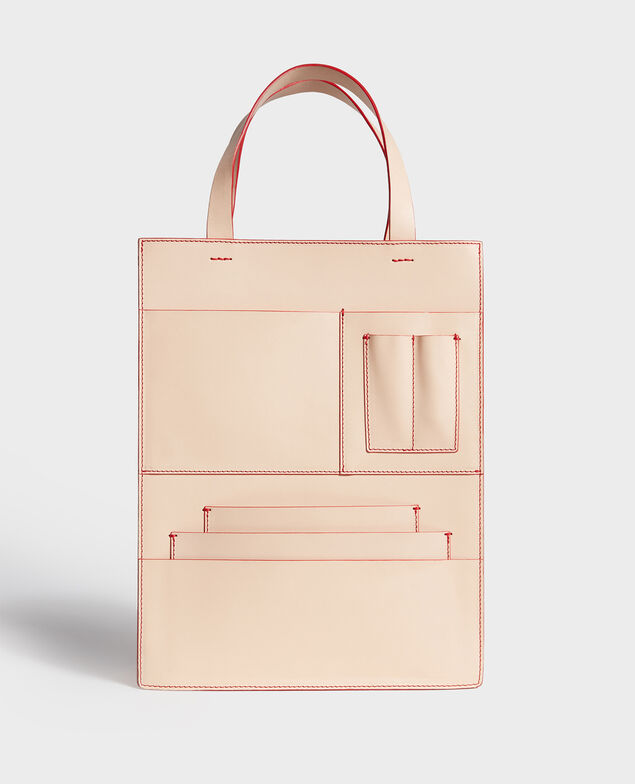 Bolso de cuero Fiery red buttercream