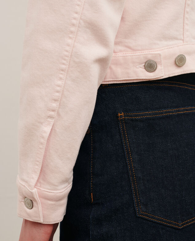 Chaqueta vaquera corta 0100 pink marshmallow