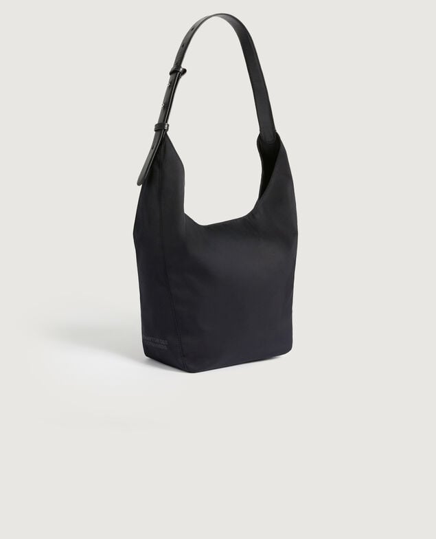 Bolso grande de nylon H091 black beauty