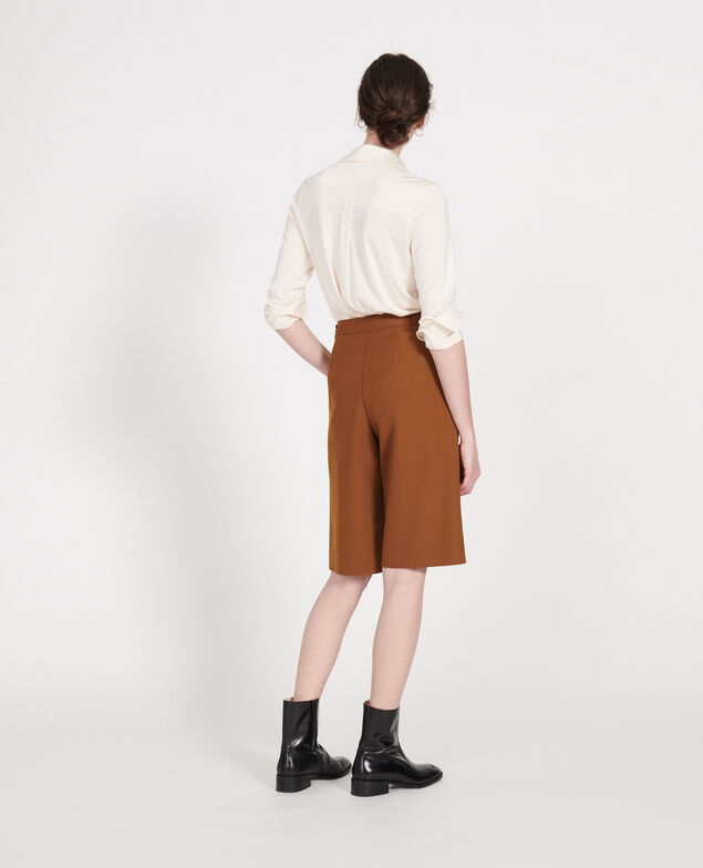 Bermudas de lana lisa Monks robe