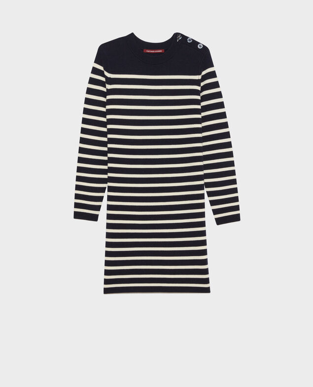 Vestido corto de rayas Stp nv wht