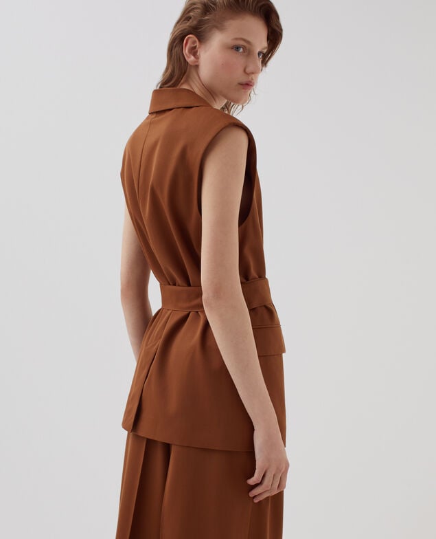 Chaqueta sastre de lana I360 monks robe brown